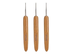 3 Ganchos De Ganchillo Para Rastas De 0,75 Mm Y 0,5 Mm Con Ganchos Para Cabello Y Trenzas Hechas A Mano.