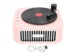 Altavoz Bluetooth Estilo Tocadiscos, Estilo Antiguo, Bonito, Sonido Envolvente, Altavoz Inalámbrico, Compatible Con Hasta 32 Gb, Batería De 1200 Mah,