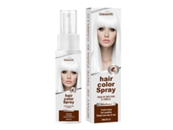 Tinte temporal blanco para el cabello, ideal para fiestas y actuaciones, con brillo natural.