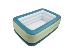 Piscina Hinchable De Pvc Reforzado Con 3 Capas Para Niños Y Adultos, Jardín/huerto, 184 Litros.