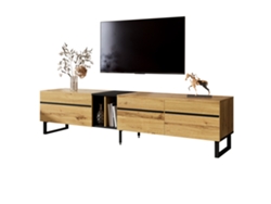 Mueble Tv 180cm Abatible Blanco Almacenamiento Salón Moderno