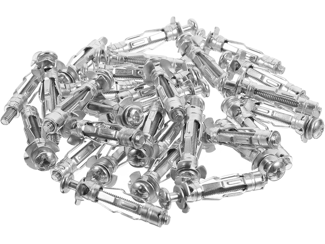 30 Acero 30 Materiales Tuercas Huecas En Acero Galvanizado Tornillos, Piezas, Sujetadores Sólidos Y