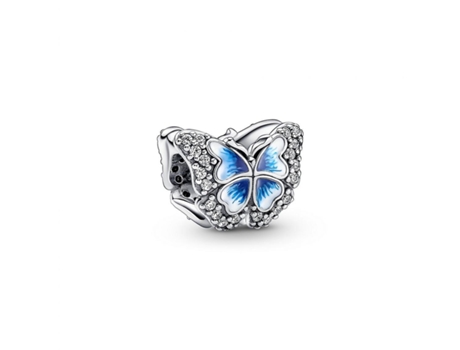 PANDORA Charm PANDORA Moments Joyería de Doble Cara Mariposa Azul Centelleante