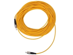 Cable De Fibra Óptica Monomodo De 20 M Fc/upc A Fc/upc Con Cubierta De Pvc Amarilla.