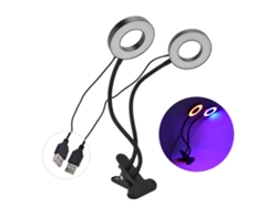 Lámpara De Cultivo Led Doble Extremo, Ajustable 360°, Alimentada Por Usb, Con Cuello Cisne, Para Pla