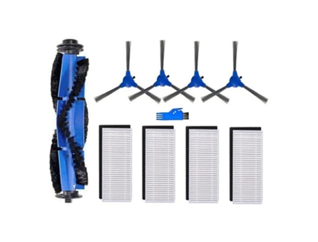 Escova rotativa escovas laterais filtros para eufy robovac 11s 30 robot