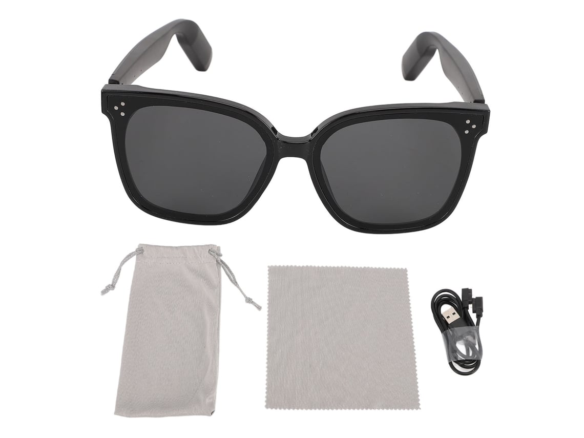 Gafas De Sonido Bluetooth Inteligentes Con Sonido Envolvente 360, Protección Uv Y Carga Usb