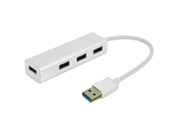 Concentrador Usb3.0 De 4 Puertos Adaptador De 480mbps De Aleación De Aluminio Para Windows Os X Linux Ymcb210b