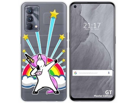 Carcasa Realme GT Master Edition TUMUNDOSMARTPHONE Dibujos Transparente Multicolor