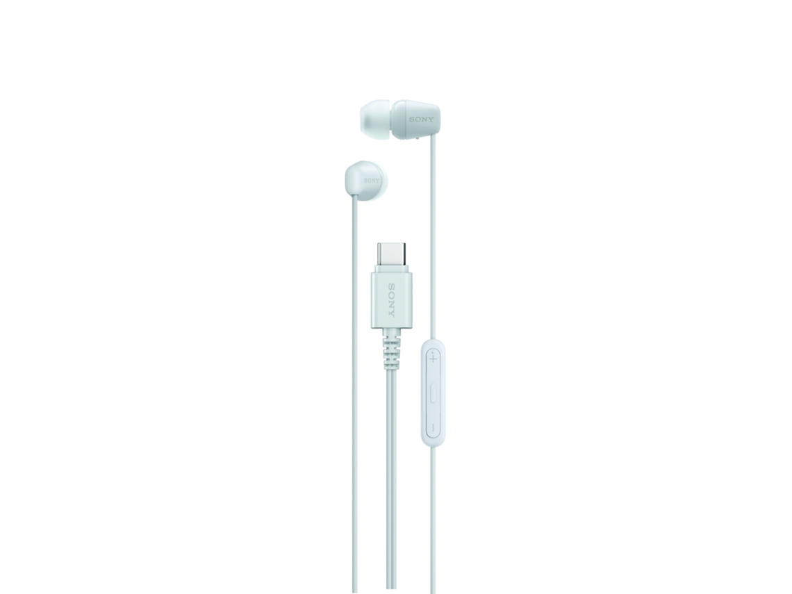 Auriculares con Cable SONY IER-EX15C W (In Ear - Micrófono - Blanco)