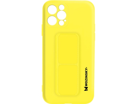 Funda Apple iPhone 12 Pro Max WOZINSKY con Soporte Magnético Plegable (Amarillo)