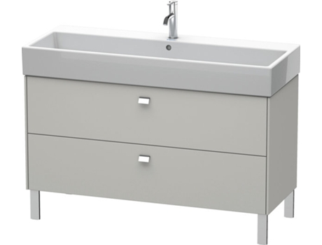 Mueble de aseo DURAVIT Brioso de 118,4 x 45,9 cm 2 extraíbles con sifón y delantal para lavabo Vero Air 235012