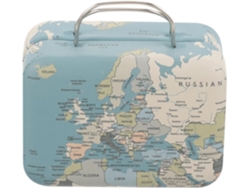 Joyería Portátil Hierro Estilo Retro Maleta Guardar Cosméticos Colecciones Estuche Decorativo Pestañas