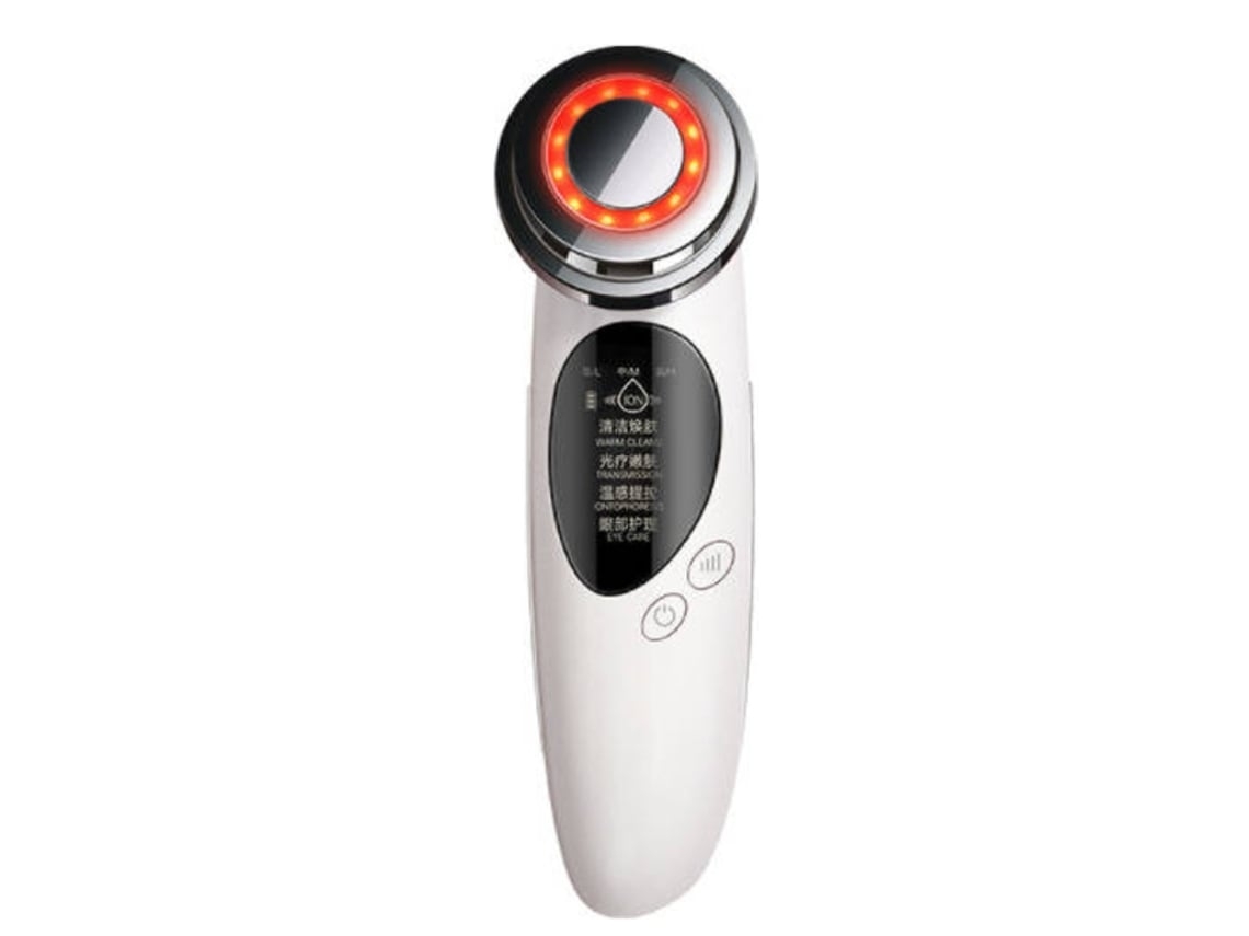 Instrumento de belleza facial sónico 4 en 1 Limpieza profunda Lifting facial reafirmante y antienvejecimientoblanco YEMAESRE