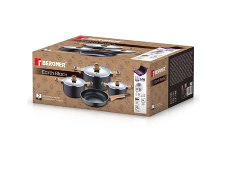 Batería de Cocina Bergner EARTH 7 Piezas