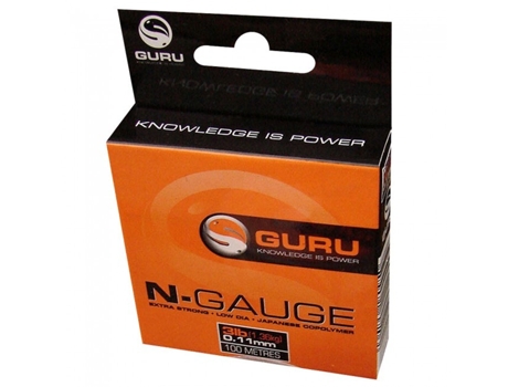 Línea de nylon para líderes GURU N-Gauge (0,11mm – 100m)