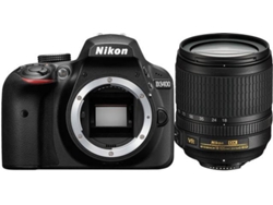 Kit Cámara Réflex NIKON D3400 + 18-105mm VR + 8GB SD (24.2  MP - Sensor: DX - ISO: 100 a 25600)