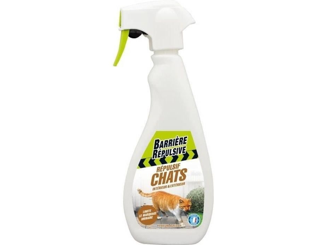 Repelente para gatos listo para usar para uso en interiores y exteriores, 500 ml, Barriere Repulsive