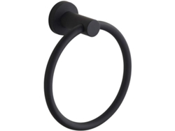 2026-anillo De Toalla De Goma De Acero Inoxidable 304 Para Baño Negro, Rotatorio 180°, Pared, Linjou Negro