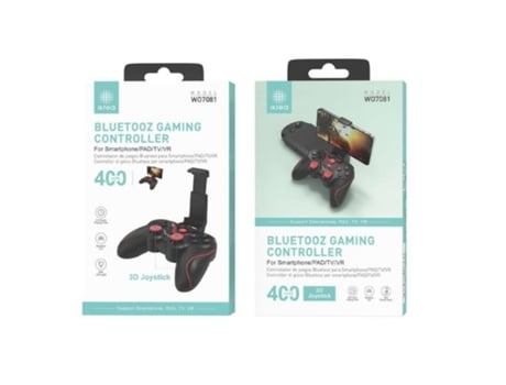 Mando PS4 IKREA Wo7081 (Inalámbrico - Negro y Rojo)