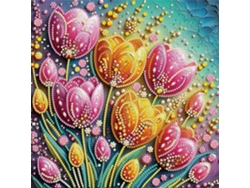 Pintura de diamante SIURN Ab64, manualidades, decoración del hogar (30 x 30 cm)