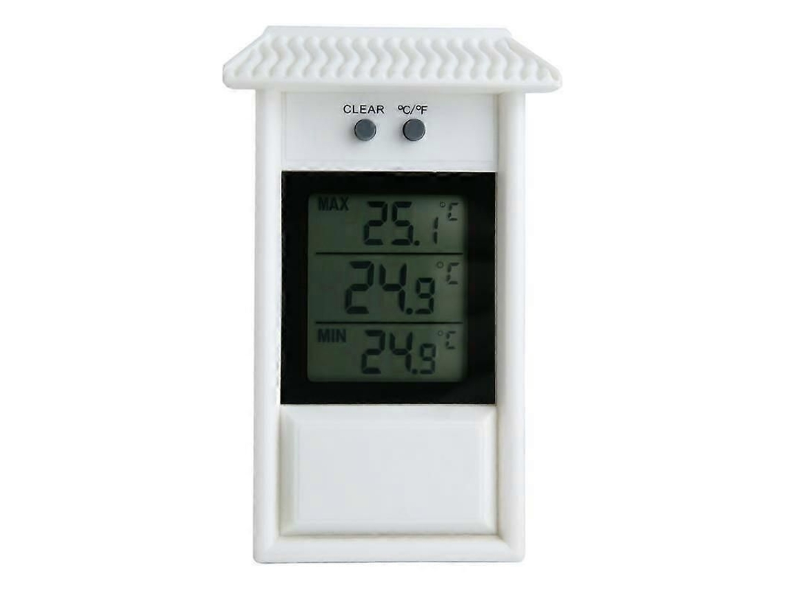 Termómetro electrónico para exteriores GOKOCO, termohigrómetro impermeable, termómetro para refrigerador, tamaño de temperatura.