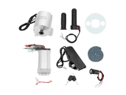 Kit de motor eléctrico, 3 kW de potencia, diseño sin escobillas, OEM plateado