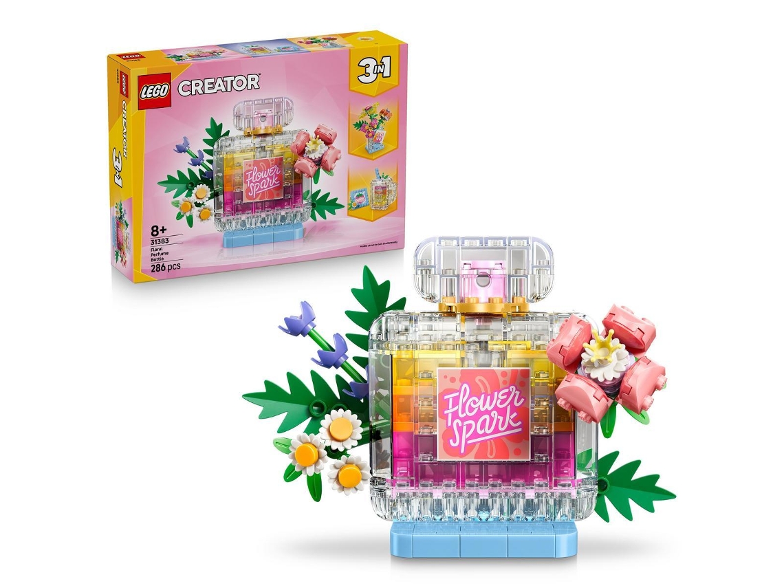 Lego® 31383 Creator 3en1 Frasco Decorativo De Perfume Floral De Juguete