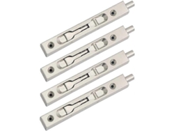 4 Piezas (2 Pares) Pestillo Deslizante Para Puertas, Acero Inoxidable 304, Latón Oculto, 15cm De Longitud
