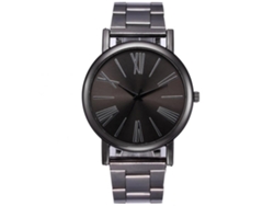 Reloj De Pulsera Blanco, Sencillo Y Elegante, Con Barniz Rosa Al Aceite Y Brazalete De Acero.