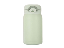 Botella Aislada De Acero Inoxidable Taza De Vacío Portátil Para Deportes Al Aire Libre Uso Diario Verde Claro 200ml