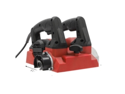 Cepilladora eléctrica de pared, motor de 1300 W, 21 cuchillas de acero de tungsteno, roja.