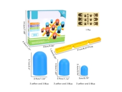 Ats-juego De Ajedrez Xo Con Cubos Apilados, Juego Interactivo Padre-hijo, Regalo Educatsivo Para Niños, Juguete De Ocio Interior