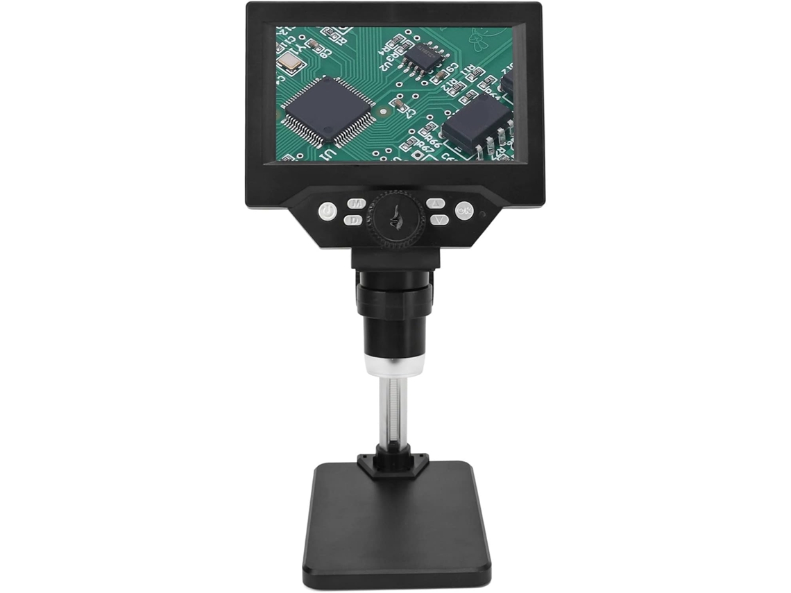 Microscopio Digital Lcd Usb De 5,5 Pulgadas, 10 Mp, 1000x, 1080p Con Luz Led.