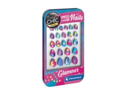 Uñas de prensa Crazy Chic Go Glamour Clementoni 18896