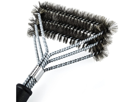 Cepillo de limpieza para barbacoa WT-33 Cepillos de metal 3 en 1 para limpiar lavavajillas de acero inoxidable
