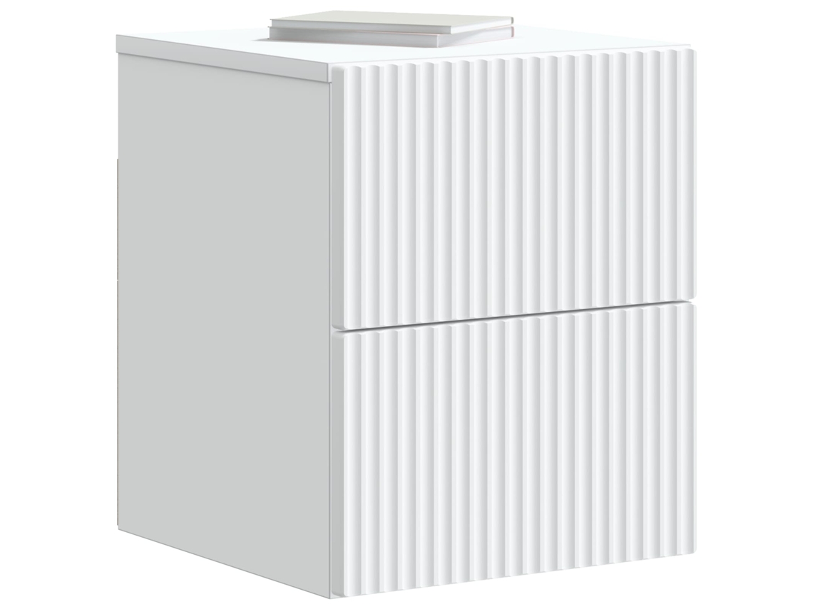 Maison Exclusive - Mesita De Noche De Pared Con Cajón 2 Pcs 33 X 34,5 X 40 Cm