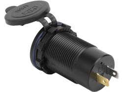 Cargador De Coche Usb C Pd3.0 Qc3.0 De 65w Y 18w, Adaptador Para Motocicleta, Autocaravana Y Barco.