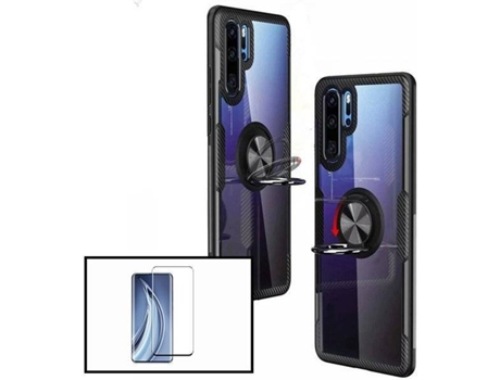 Kit Funda 3x1 Phonecare Clear Armor y Protector de Cristal Templado 5D Full Cover Xiaomi Redmi Note 10 Lite PHONECARE Transparente Negro