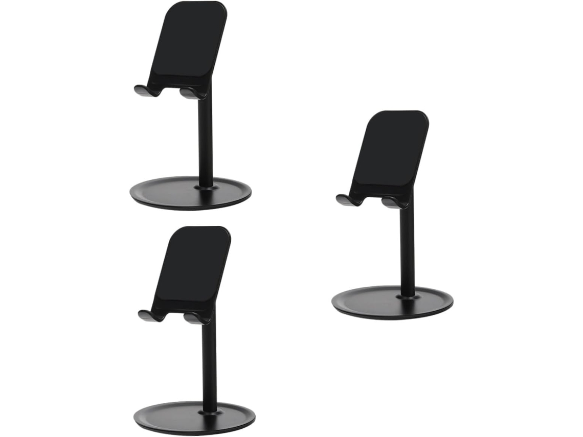 Soporte De Escritorio De 3 Piezas Para Teléfono, Tableta Y Soporte Práctico Para Video/transmisiones Web.