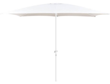 Sombrilla LOLA HOME Alba Rectangular (200x300 cm - Blanco - Aluminio)