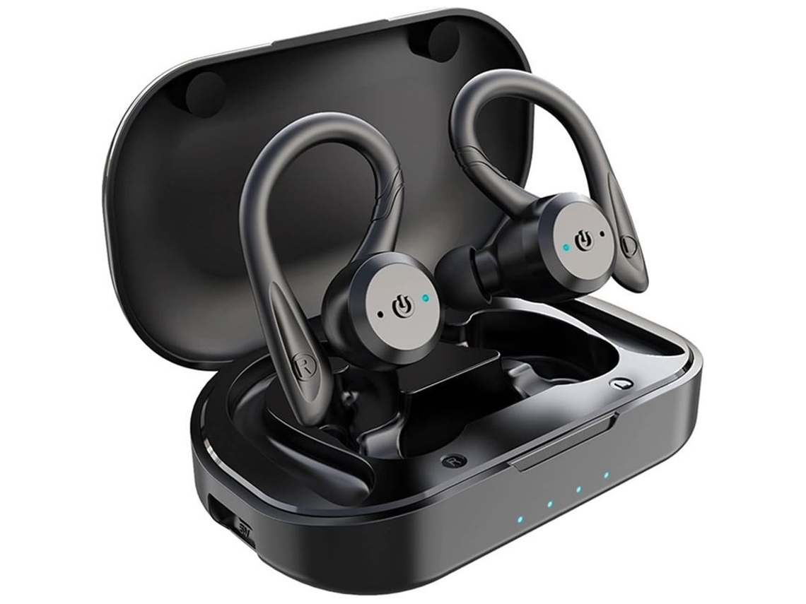 Auriculares Bluetooth Linjou Con Clasificación De Impermeabilidad Ipx7 Para Correr - Negro
