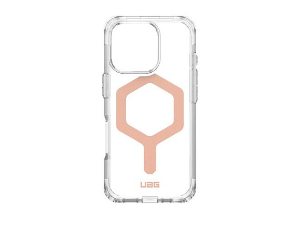 Funda Magsafe Prueba Golpes Antiamarillamiento Modelo para iPhone 16 Pro UAG Rosa