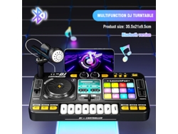 Mezclador de DJ para niños con micrófono y teclado de piano electrónico MDUG (versión Bluetooth)