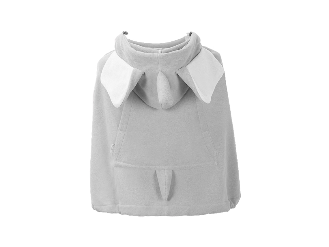 Mochila portabebés, multifuncional, con estampado de dibujos animados, resistente al viento, gruesa y cálida, marca Digitallab (gris).