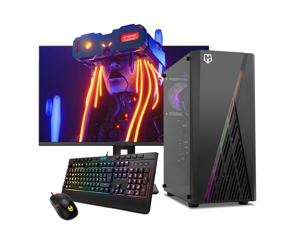 Desktop Gaming Completo Neo Pc (intel I5 12400f / 32gb Ram / 1tb / Rx 9060xt Monitor Fullhd 27 Teclado Y Rato Windows 11)