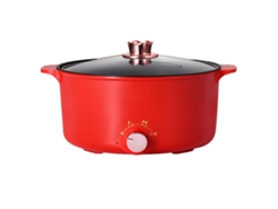 Sartén Eléctrica Antiadherente De 2,3 L, 400-800 W, Con 3 Velocidades Y Control Mecánico Para Una Cocción Versátil.