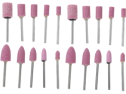 Kit De 20 Brocas Abrasivas De Pedra Montadas Alipis Para Furadeira, Acessório Para Esmerilhar E Polir Metais,