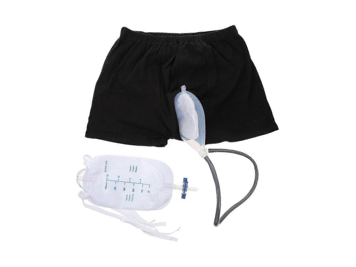 Ropa Interior Masculina Para La Incontinencia Con Bolsas Recolectoras De Orina A Prueba De Fugas.