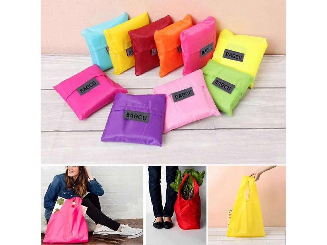 Bolsas de compra reutilizables ludlz, plegables, lavables a máquina, de gran capacidad y con asas cuadradas, ideales para Super GOKOCO.